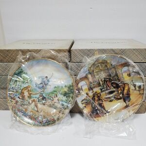 Yiannis Koutsis Royal Cornwall The Creation Biblical Collector Plates Set 10